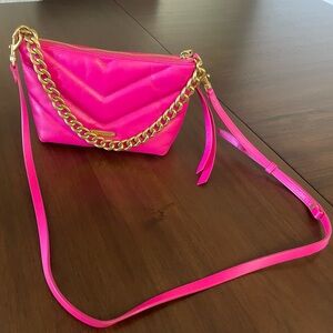 Rebecca Minkoff Summer Hot Pink Small Purse w/adjustable strap